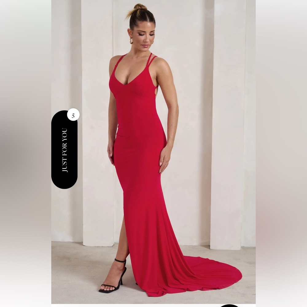 Red dress. Size 6